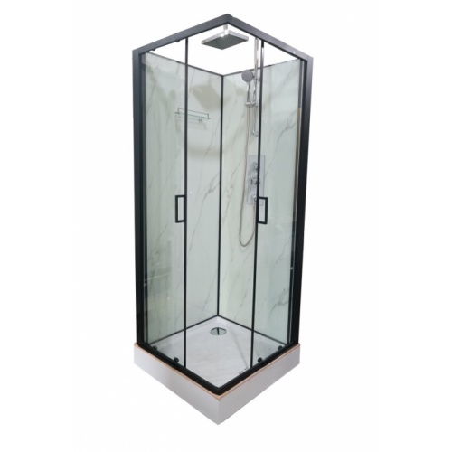 Cabine carrée QUADRA Marble 80x80cm