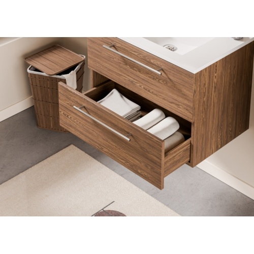 Meuble NEPTUNE Chêne Héritage 70 cm - SANS miroir Neptune 70 - Tiroir - Heritage chene