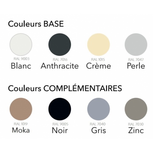 Receveur de douche ISLA Anthracite 90x160cm Coloris