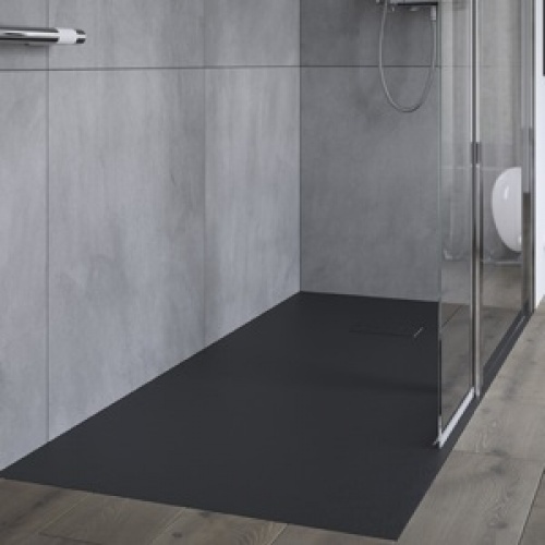 Receveur de douche adapté PMR et Séniors ONYX Exclusif Noir 90X160cm ONYX Noir