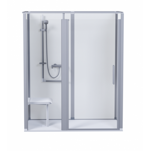 Cabine de douche ONYX en angle 1200x800cm - Version Gauche Douche_classique