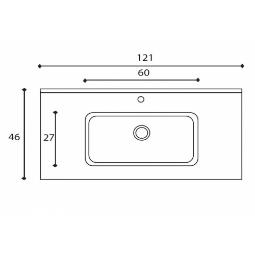 Meuble de salle de bains CIRCE Sable 120cm - Comp. 6 46120