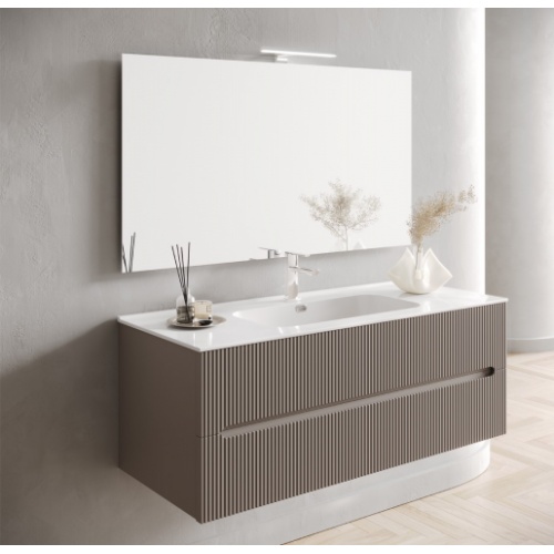 Meuble de salle de bains CIRCE Sable 120cm - Comp. 6