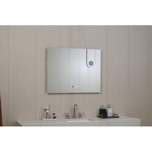 Meuble double vasque NEPTUNE Bois Clair 120cm - Miroir Elégance GS04 (1)