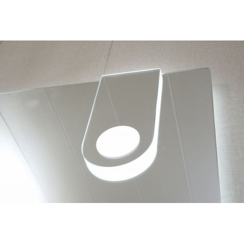 Meuble double vasque NEPTUNE Bois Clair 120cm - Miroir Elégance GS04 (3)