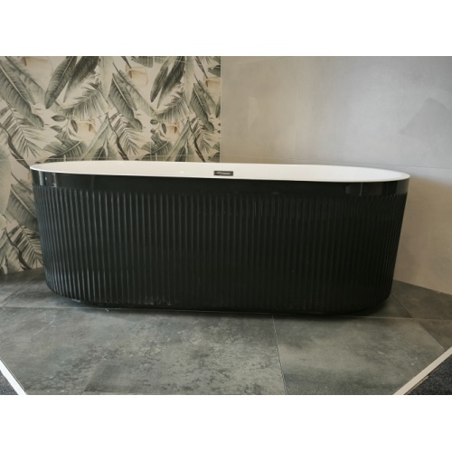 Baignoire acrylique ilot ILOA Black 80x170cm - Noir brillant Baignoire acrylique ilot ILOA Black 80x170cm - Noir brillant
