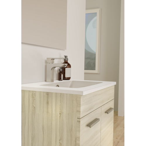 Meuble de salle de bain TIXIKIT 60 en kit - 2 portes - Bois Clair TIXIT_60_PORTES_BOIS_CLAIR_VERTICALE