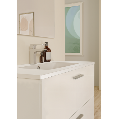 Meuble de salle de bain TIXIKIT 80 en kit - 2 tiroirs - Blanc Brillant TIXIT_80_TIROIRS_BLANC_VERTICAL