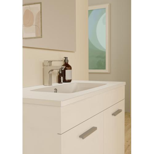 Meuble de salle de bain TIXIKIT 80 en kit - 2 portes - Blanc Brillant TIXIT_80_PORTES_BLANC_VERTICAL