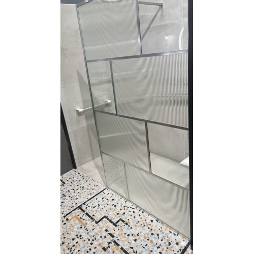 Paroi de Douche Fixe ART DECO - Verre en Relief & Profilé Nickel Brossé - L120cm Gemini_Generated_Image_z0ue94z0ue94z0ue Paroi de Douche Fixe ART DECO - Verre en Relief & Profilé Nickel Brossé - L120cm Gemini_Generated_Image_z0ue94z0ue94z0ue