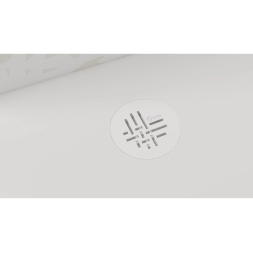 Receveur KINESURF NOVA Blanc mat (PN12) 80x80cm kinesurf-nova blanc grille