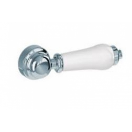 Réservoir WC 510 bas rétro Burlington avec levier chromé/blanc - C1 Levier chromé et Blanc Réservoir WC 510 bas rétro Burlington avec levier chromé/blanc - C1 Levier chromé et Blanc