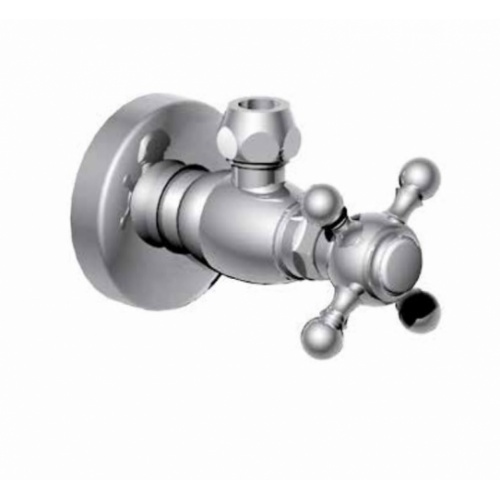 Robinet d'arrêt JULIA Nickel brillant - 01.617 Robinet d'arrêt JULIA Nickel brillant - 01.617