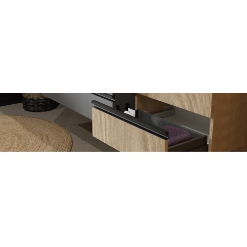 Meuble bas EXTENSO 70 1T + tiroir à l’anglaise (sans passage siphon) Poignée encastrée 2 Meuble bas EXTENSO 70 1T + tiroir à l’anglaise (sans passage siphon) Poignée encastrée 2