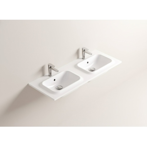 Meuble vasque JUPITER 3.0 Tissé Gris 120 cm - Plan Dune - Miroir Reflet Plan vasque DUNE Meuble vasque JUPITER 3.0 Tissé Gris 120 cm - Plan Dune - Miroir Reflet Plan vasque DUNE