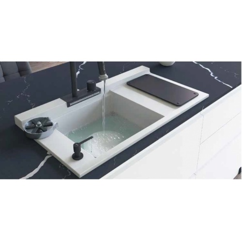 Evier de cuisine multifonctions Blanc et Noir - L910 Evier_2
