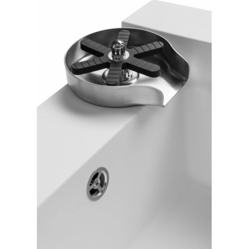 Evier de cuisine multifonctions Blanc et Noir - L910 Evier Blanc et Chrome_4