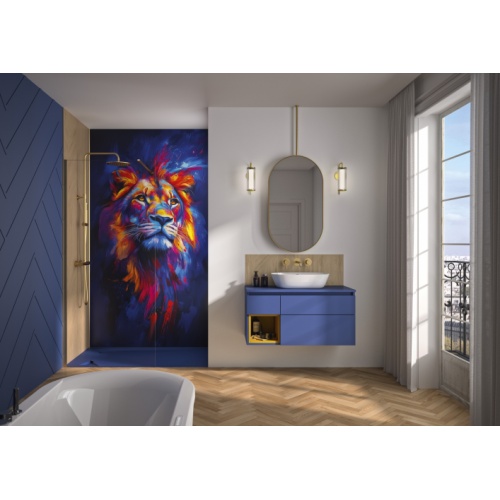 Panneau Mural décoratif KINEWALL DESIGN Nuit fauve - L100xH202 cm kinewall-design-nuit-fauve