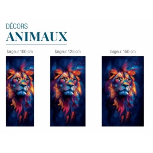 Panneau Mural décoratif KINEWALL DESIGN Nuit fauve - L100xH202 cm Décor Nuit Fauve