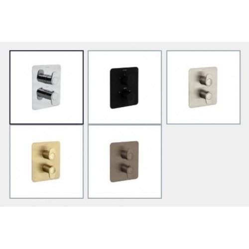 Robinetterie douche encastrée ALEXIA 2 voies Thermostatique Chromé Coloris