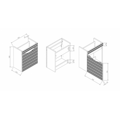 Lave-mains STRUCTURA Bois Clair Lave-main STRUCTURA