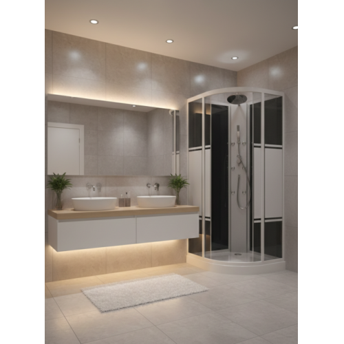 Cabine 1/4 de rond KLINTY 2.0 85 cm Cabine 1/4 de rond KLINTY 2.0 85 cm