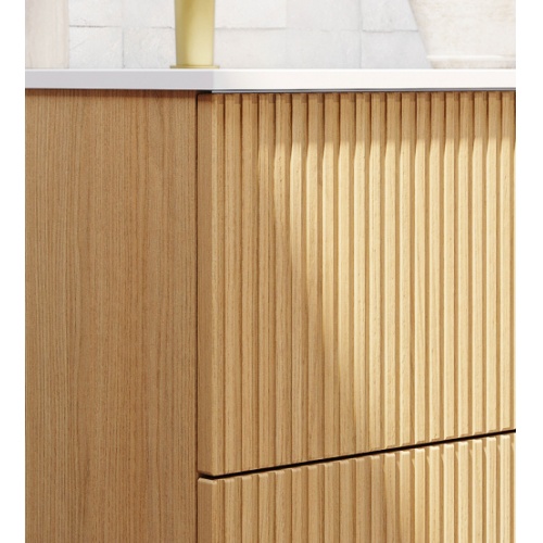 Meuble double vasque SWING Canelé Chêne Clair HD_SAVEUR_DETE_Swing_zoom-produit-matiere