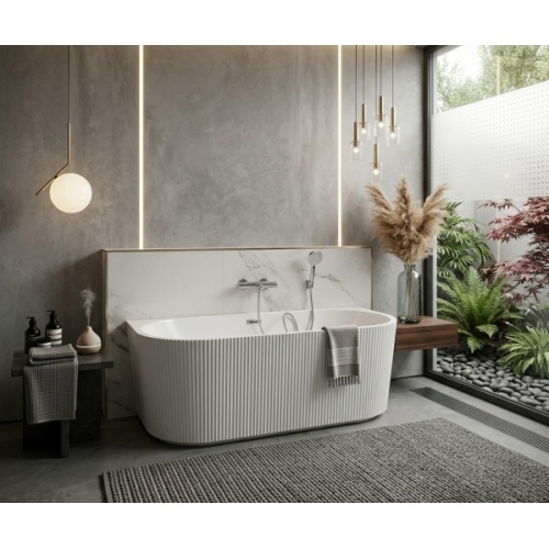 Baignoire t Blanche cannelée 80x170 NONNA Baignoire t Blanche cannelée 80x170 NONNA