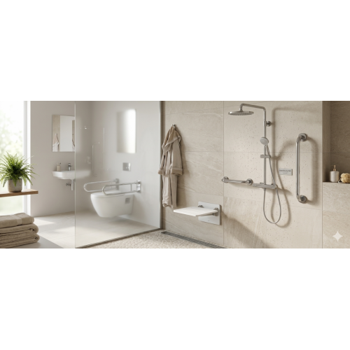 Barre d'appui droite Inox poli brillant 30cm adaptée PMR et Séniors* Barre d'appui Barre d'appui droite Inox poli brillant 30cm adaptée PMR et Séniors* Barre d'appui