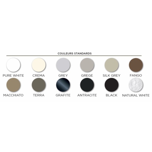 Receveur de douche ardoise Gris 80x160cm SELECT Coloris Standard Select