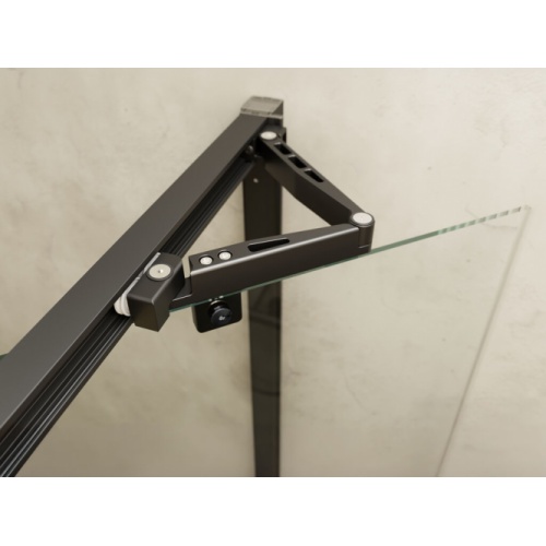 Paroi de douche 1 panneau pivot-coulissante SERENA SE-310 Noir - 950-990mm SE210-Negro-Transp-D2 Paroi de douche 1 panneau pivot-coulissante SERENA SE-310 Noir - 950-990mm SE210-Negro-Transp-D2