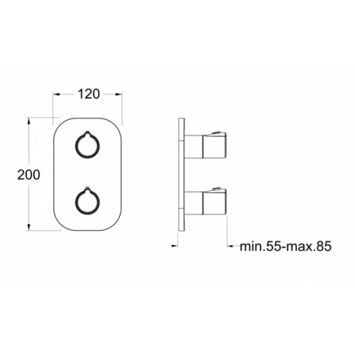 Pack de douche encastré complet NEW DAY Chromé XE852518sCH2MA Pack de douche encastré complet NEW DAY Chromé XE852518sCH2MA