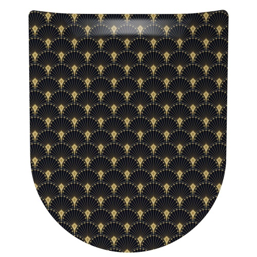Abattant WOOD Slim Gatsby bleu nuit - Descente Manuelle Abattant WOOD Slim Gatsby bleu nuit - Descente Manuelle