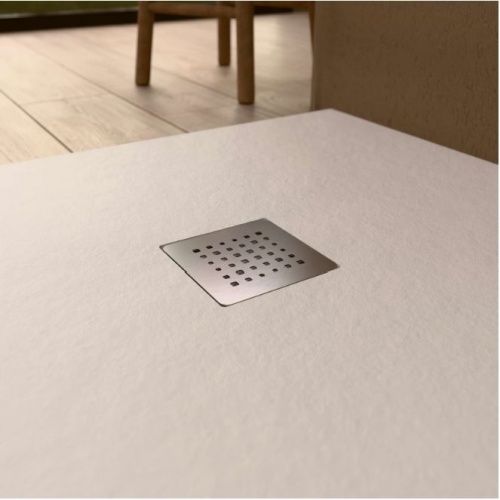 Receveur de Douche Allégé LEGGIO Blanc 80x160cm – Aspect Pierre Texturé et Extra-Plat LEGGIO (7)