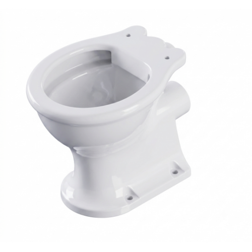 Cuvette WC sans bride GUILD à poser au sol pour réservoir haut Cuvette WC sans bride GUILD à poser au sol pour réservoir haut