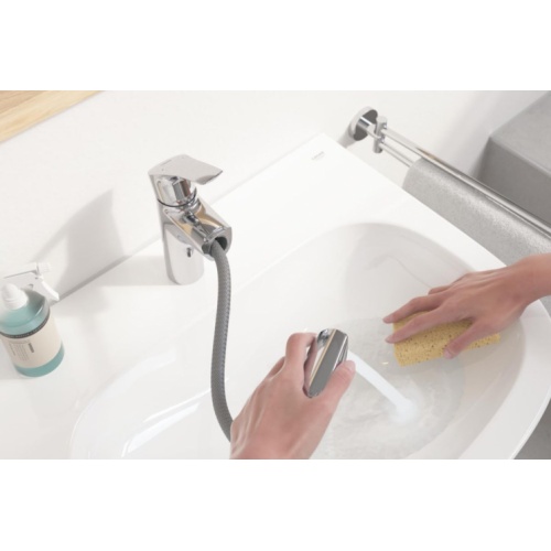 Mitigeur de lavabo GROHE avec douchette extractible – Finition Chromée