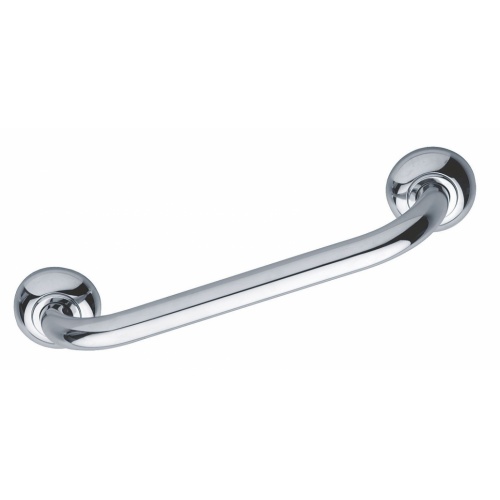 Barre d'appui droite en laiton chromé Ø25 mm - L600mm Barre d'appui droite en laiton chromé Ø25 mm - L600mm