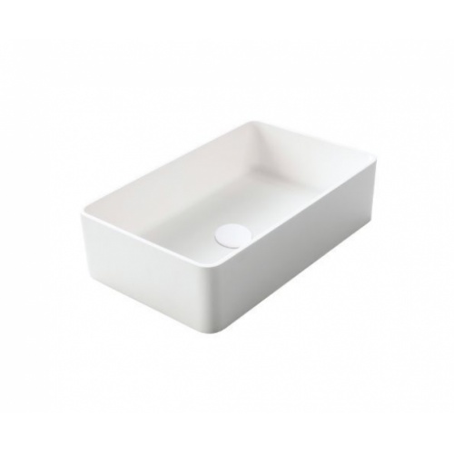 Vasque à poser HATTIC 45x28 en Acrymold Blanc Mat hattic-lavabo-mcbath