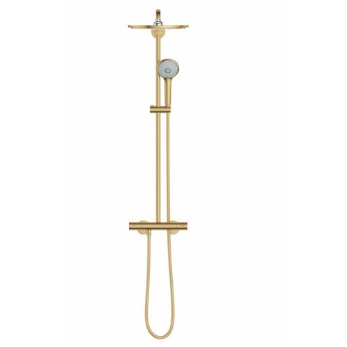 Colonne de douche avec mitigeur thermostatique Euphoria System 310 - Doré - Brushed Cool Sunrise 26075GN0_2 Colonne de douche avec mitigeur thermostatique Euphoria System 310 - Doré - Brushed Cool Sunrise 26075GN0_2