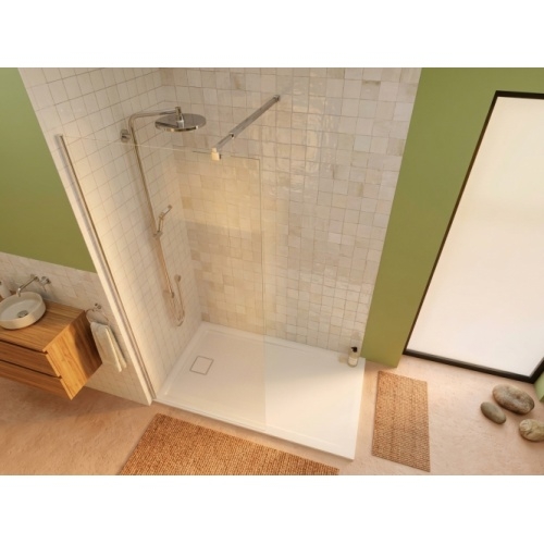 Paroi de douche WALK IN CHROME 100cm Paroi fixe WALK IN Chromé (2) Paroi de douche WALK IN CHROME 100cm Paroi fixe WALK IN Chromé (2)