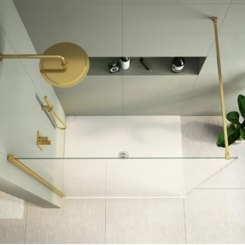 Receveur en céramique recoupable sur mesure Blanc Mat 80x80cm Receveur en céramique recoupable sur mesure Blanc Mat 80x80cm