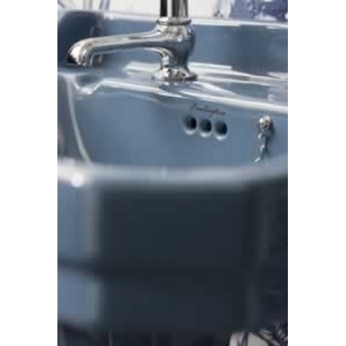 Vasque rectangulaire Edouardien 61 cm Alaska Blue - Monotrou alaska blue g Vasque rectangulaire Edouardien 61 cm Alaska Blue - Monotrou alaska blue g