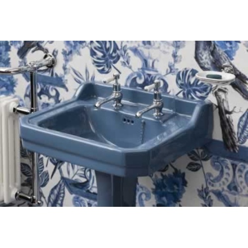 Vasque rectangulaire Edouardien 61 cm Alaska Blue - 2 Trous Vasque rectangulaire Edouardien 61 cm Alaska Blue - 2 Trous