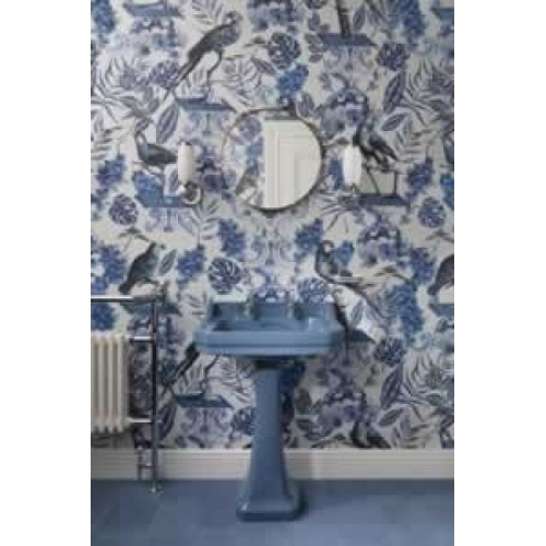 Vasque rectangulaire Edouardien 61 cm Alaska Blue - Monotrou alaska blue d Vasque rectangulaire Edouardien 61 cm Alaska Blue - Monotrou alaska blue d