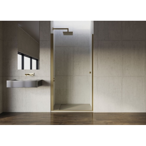 Porte battante en niche HADA Plus HP-310 - Transparent - Or - 89cm Porte battante en niche HADA Plus HP-310 - Transparent - Or - 89cm