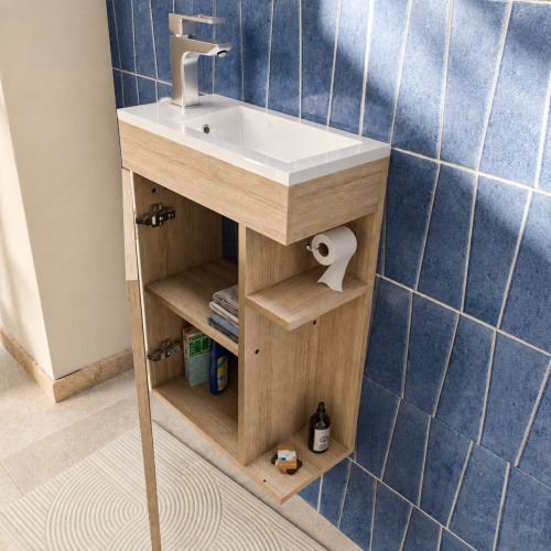 Meuble Lave-mains SMART 2.0 Bois Clair Meuble Lave-mains SMART 2.0 Bois Clair