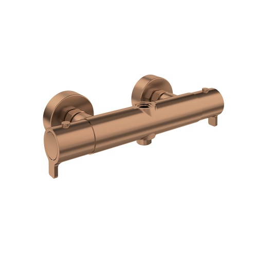 Colonne de douche thermostatique cuivre brossé - 945412Q3RM300CUC* 941202SCUC Mitigeur Colonne de douche thermostatique cuivre brossé - 945412Q3RM300CUC* 941202SCUC Mitigeur