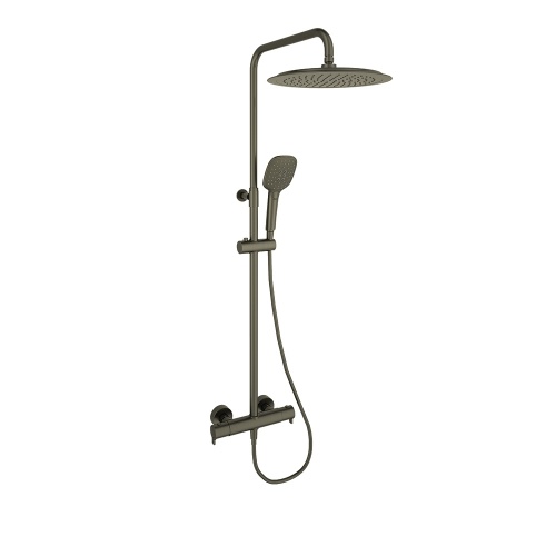 Colonne de douche thermostatique Inox Graphite - 945412Q3RM300GR* Colonne de douche thermostatique Inox Graphite - 945412Q3RM300GR*