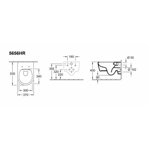 Pack WC Geberit UP320 + Cuvette AVENTO Villeroy & Boch + Plaque Chromé Brillant** 5656HRR1_8 Pack WC Geberit UP320 + Cuvette AVENTO Villeroy & Boch + Plaque Chromé Brillant** 5656HRR1_8