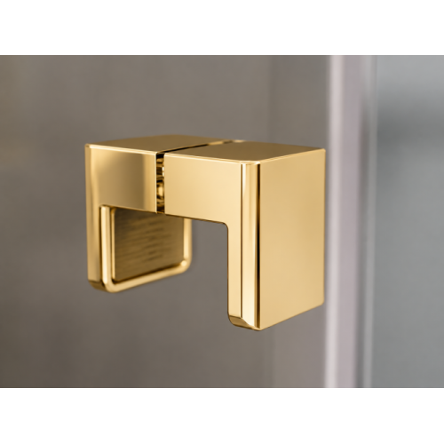Paroi de douche HADA PLUS 2 portes battantes HP-307 - Or - 90cm Poignée de douche dorée moderne Paroi de douche HADA PLUS 2 portes battantes HP-307 - Or - 90cm Poignée de douche dorée moderne